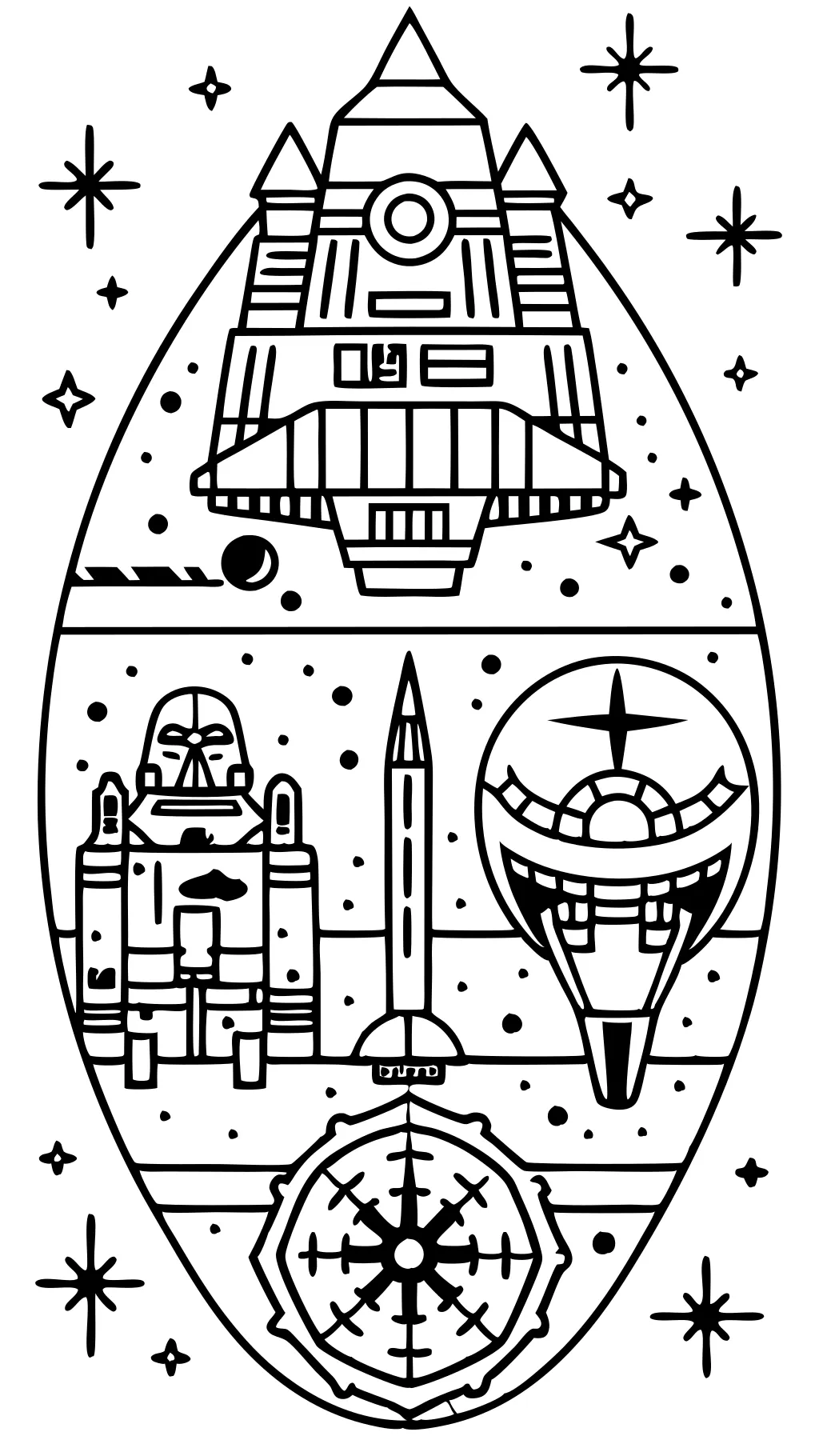 coloriages pour adultes Star Wars